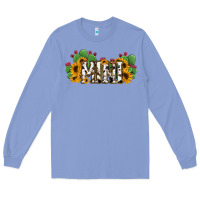 Colony Blue Cactus Cowhide Sunflower Mama and Mini Set Long Sleeve Tee - Jasminsmagicworld