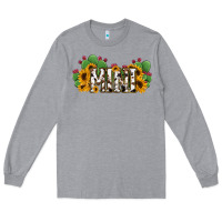 Heather Grey Cactus Cowhide Sunflower Mama and Mini Set Long Sleeve Tee - Jasminsmagicworld