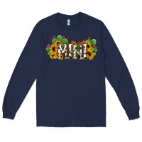 Navy Cactus Cowhide Sunflower Mama and Mini Set Long Sleeve Tee - Jasminsmagicworld