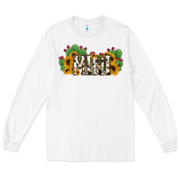 White Cactus Cowhide Sunflower Mama and Mini Set Long Sleeve Tee - Jasminsmagicworld