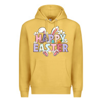 Antique Gold happy easter Premium Hoodie - LillyAllenDesigns
