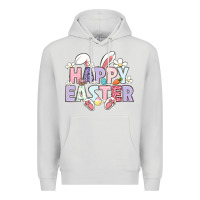 Dove Grey happy easter Premium Hoodie - LillyAllenDesigns