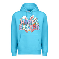 Ocean Blue happy easter Premium Hoodie - LillyAllenDesigns