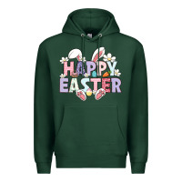 Sports Green happy easter Premium Hoodie - LillyAllenDesigns