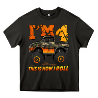 Asphalt i'm four this is how i roll monster truck birthday Heavy Core Tee - Jasminsmagicworld
