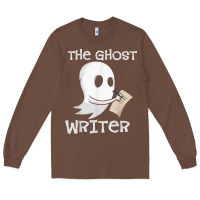 Chestnut ghost writer ghoul author halloween trick or treat novelist t shirt Long Sleeve Tee - trangStudio