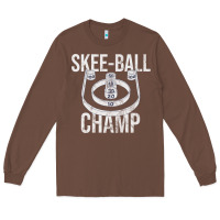 Chestnut Distressed Skeeball - Skee-ball Champ - Traveling Carnival Long Sleeve Tee - trangStudio