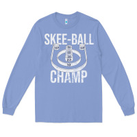 Colony Blue Distressed Skeeball - Skee-ball Champ - Traveling Carnival Long Sleeve Tee - trangStudio
