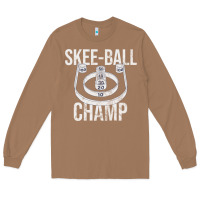 Toasted Coconut Distressed Skeeball - Skee-ball Champ - Traveling Carnival Long Sleeve Tee - trangStudio