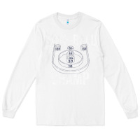 White Distressed Skeeball - Skee-ball Champ - Traveling Carnival Long Sleeve Tee - trangStudio