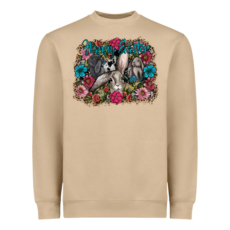 Happy Easter Heavyweight Sweatshirt by CowhideDigitalArt | Teevron