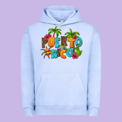 Puerto Rico Urban Hoodie Designed By Adodesignshop