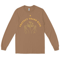 Toasted Coconut Protect Trans Kids Long Sleeve Tee - trangStudio
