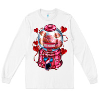 White kiss  machine  olivia Long Sleeve Tee - OliviaCreatesArt