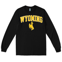 Kids Wyoming Cowboys Apparel Fan Favorite Brown Arch Long Sleeve Tee | Teevron