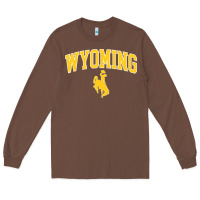 Chestnut Kids Wyoming Cowboys Apparel Fan Favorite Brown Arch Long Sleeve Tee - trangStudio