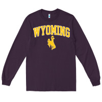 Plum Kids Wyoming Cowboys Apparel Fan Favorite Brown Arch Long Sleeve Tee - trangStudio