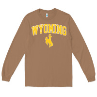 Toasted Coconut Kids Wyoming Cowboys Apparel Fan Favorite Brown Arch Long Sleeve Tee - trangStudio