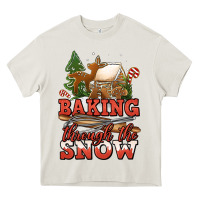 Cream baking through the snow Heavy Core Tee - Jasminsmagicworld