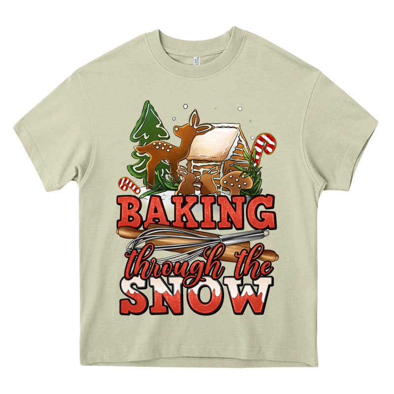 Baking Through The Snow Heavy Core Tee by Jasminsmagicworld | Teevron