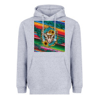 Heather Grey western baby goat Heavyweight Hoodie - BarkalooDesign