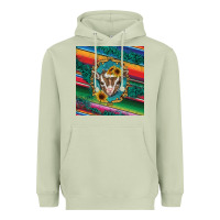 Matcha western baby goat Heavyweight Hoodie - BarkalooDesign