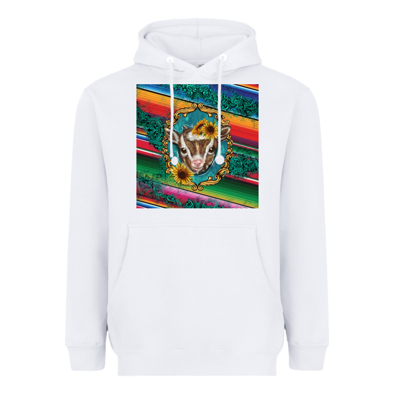 Western Baby Goat Heavyweight Hoodie by BarkalooDesign | Teevron
