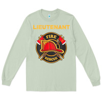 Fire Rescue Lieutenant Department  For Firefighters Long Sleeve Tee | Teevron