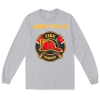 Moon Dust fire rescue lieutenant department  for firefighters Long Sleeve Tee - trangStudio