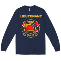 Navy fire rescue lieutenant department  for firefighters Long Sleeve Tee - trangStudio
