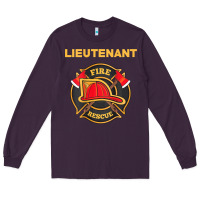 Plum fire rescue lieutenant department  for firefighters Long Sleeve Tee - trangStudio