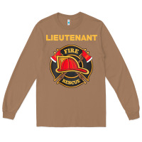 Toasted Coconut fire rescue lieutenant department  for firefighters Long Sleeve Tee - trangStudio