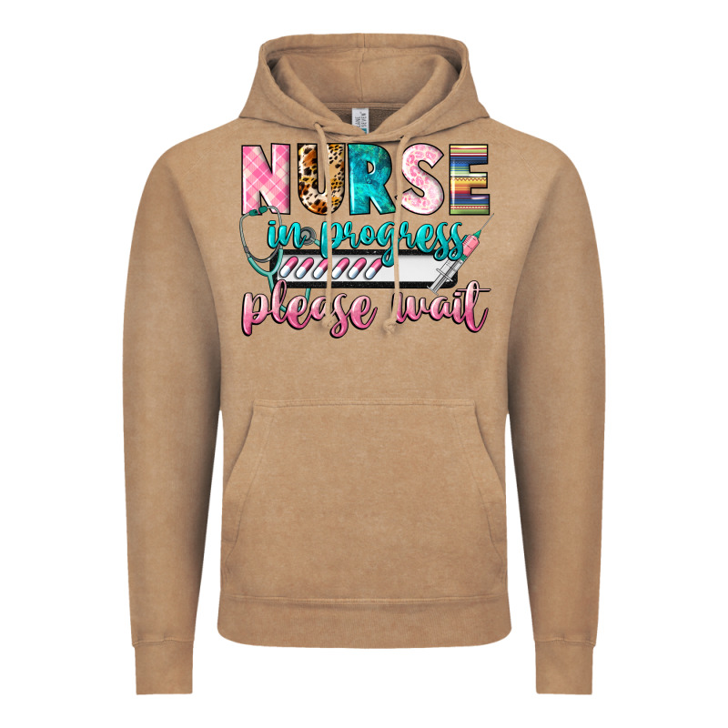 Nurse In Progress Vintage Hoodie by CowGirlArtShop | Teevron