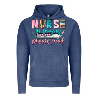 Vintage Denim nurse in progress Vintage Hoodie - CowGirlArtShop