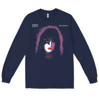 Navy KISS  1978 Paul Stanley Long Sleeve Tee - trangStudio
