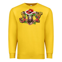Lemon christmas joy baby cow Premium Sweatshirt - BarkalooDesign