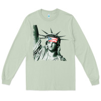 Matcha Puerto Rico Resiste Statue of Liberty Puerto Rican Flag Long Sleeve Tee - trangStudio