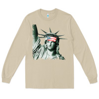 Mushroom Puerto Rico Resiste Statue of Liberty Puerto Rican Flag Long Sleeve Tee - trangStudio