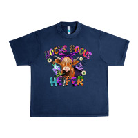 Navy hocus pocus heifer Urban Heavy Tee - CowGirlArtShop