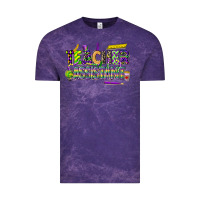 Cloud Purple mardi gras teacher assistant Vintage Tee - CowGirlArtShop