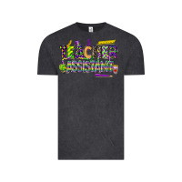 Vintage Black mardi gras teacher assistant Vintage Tee - CowGirlArtShop