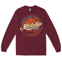 Burgundy Que Chimba Parce Medellin Bandera Antioquia Colombia Paisa Long Sleeve Tee - trangStudio