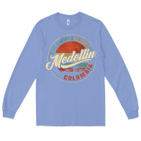 Colony Blue Que Chimba Parce Medellin Bandera Antioquia Colombia Paisa Long Sleeve Tee - trangStudio