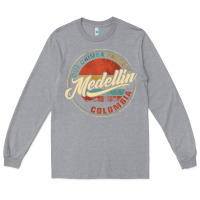 Heather Grey Que Chimba Parce Medellin Bandera Antioquia Colombia Paisa Long Sleeve Tee - trangStudio
