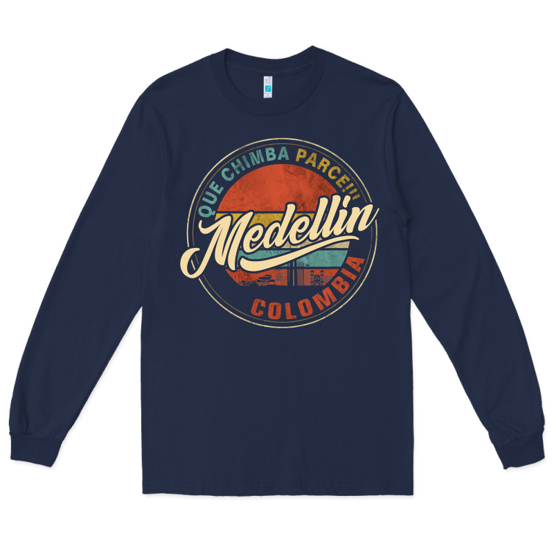 Que Chimba Parce Medellin Bandera Antioquia Colombia Paisa Long Sleeve Tee by trangStudio | Teevron