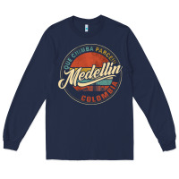 Navy Que Chimba Parce Medellin Bandera Antioquia Colombia Paisa Long Sleeve Tee - trangStudio