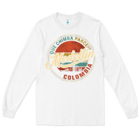 White Que Chimba Parce Medellin Bandera Antioquia Colombia Paisa Long Sleeve Tee - trangStudio