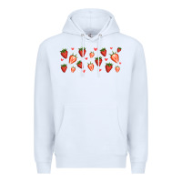 White strawberry Premium Hoodie - Jasminsmagicworld
