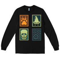 Black Inscryption Psychological Horror Card Categories Game Halloween Scary  Long Sleeve Tee - trangStudio
