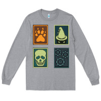 Heather Grey Inscryption Psychological Horror Card Categories Game Halloween Scary  Long Sleeve Tee - trangStudio